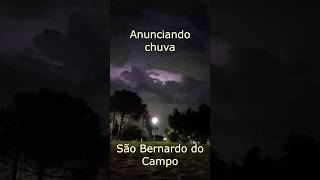 Prenúncio de chuva em São Bernardo do Campo #natureza #raios #nuvem