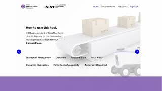 Intralogistics Assessment Tool: Identify what Paradigms of Intralogistics Fit your Transport Task