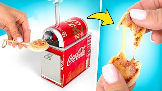 DIY мини-печь для пиццы из банок из-под газировки 🥤🍕 Простые, веселые и вкусные рецепты!