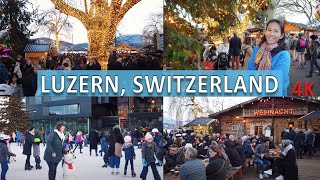 Luzern Town - Activity During Christmas in Luzern, Switzerland