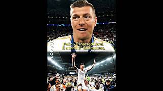 "Eu nunca acreditei que algo assim aconteceria" Toni Kroos #tonikross #realmadrid #tntsports