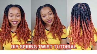 How to make your ombre passion twists last longer on short natural hair