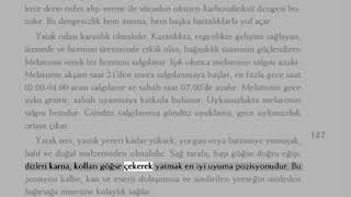 Rahat Uyku için ne yapmalı  Aidin Salih Gerçek Tıp (yitik şifanın izinde) kitabından