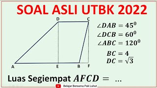 UTBK 2022: Luas segiempat AFCD