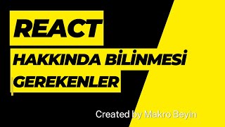 React'ta Bilinmesi Gereken Konular #1 | Router Componenti Oluşturma