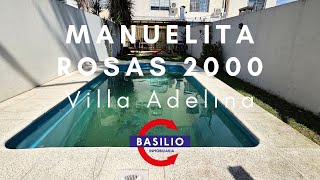 DÚPLEX 5 AMBIENTES CON PISCINA EN MANUELITA ROSAS 2000, VILLA ADELINA