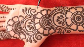 Very stylish mehndi design | mehandi design simple | fronthand mehndi | Easy henna design #mehndi