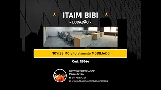 Imoveis Comerciais SP - Itaim Bibi: Conjunto Novo e completamente Mobiliado para locação (cod 17044)