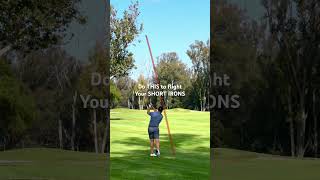 Do THIS to flight your SHORT IRONS #short #shorts #golfhole #shortpants #golf #shortshorts #golfer