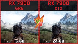 RX 7900 GRE vs RX 7900 XTX - FHD, QHD, UHD 4K