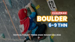 FEESTIVAL PANJAT TEBING ANAK NUSANTARA | Kualifikasi Boulder U6-9