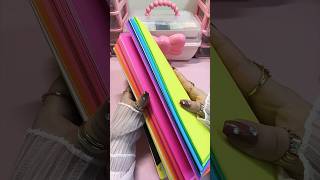 🌈 Colored Paper | Journal with Me | Temu Craft Haul | Scrapbooking #journalwithme #shorts #temuhaul