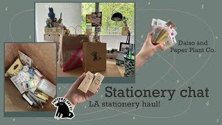 Stationery chat | ep.3 | Big Daiso stationery haul, LA stationery shops