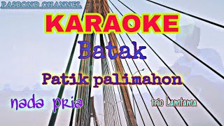 PATIK PALIMAHON |KARAOKE BATAK|.trio Lamtama.full lirik