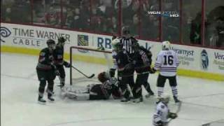 Cam Ward Wonderful Glove Save on Kane 1/30/2010