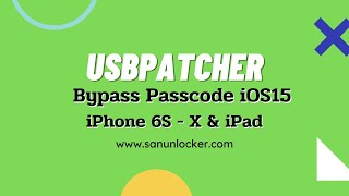 USBPatcher iCloud Bypass Passcode Sim Working iOS14/15