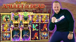 CÂȘTIG EXTRAORDINAR 🔥 cu Amulet of Dead 🎰 #pacanele #cazino #live