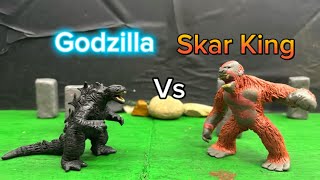 Godzilla (Minus One) vs Skar King (Stop Motion) Part 1