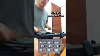 ¡Pad workout routine!#drums #drummer #shortsviral #feed