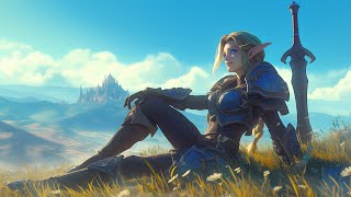 High elf warriors resting in Ohn'ahran Plains, Music & Ambience