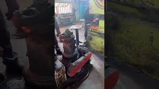 Rotary farm machine blade bending process  Good tools and machinery make work easy