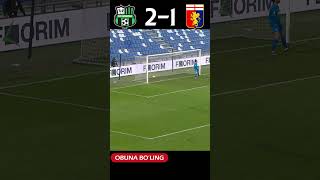 Sassuolo 2-1 Genoa (Jan 6, 2021) Eldor GOAL | #football #shorts #tiktok #soccer