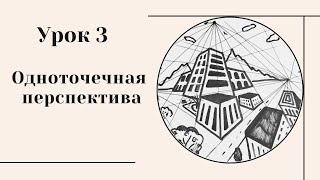 Урок 3 ОДНОТОЧЕЧНАЯ перспектива