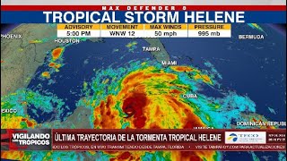 Tormenta tropical Helene: Última trayectoria, avisos, impactos en Florida, la Bahía de Tampa y más