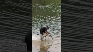 menerobos banjir pake fixie #fixie #fixedgear #tegal #fixievideos #bikelover