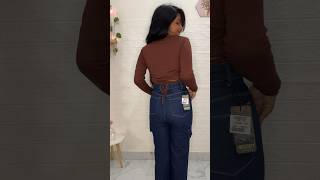 Meesho jeans *Short Girl Edition*✅🤌🏻🤩!! jeans from Meesho under ₹500 🤌🏻😍|| #shorts #meesho