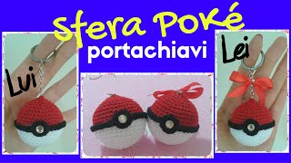 SFERA POKE' Portachiavi all' Uncinetto - Crochet POKEBALL Amigurumi (eng sub) - Coll. Pokemon Go