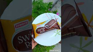 SOBISCO Swiss Roll 🥐🥰 #shorts #cake #viral #asmr #shortvideo