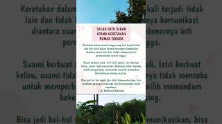 Sebab Retaknya Rumah Tangga #rumahtangga #suamiistri #shortvideo