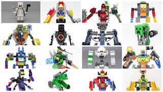 Я модернизировал 20 роботов LEGO, которых построил мой сын