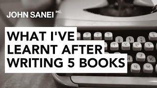 The three main lessons I’ve learnt from writing 5 books - WHO DO WE BECOME?