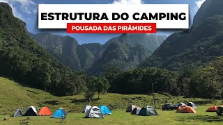 ESTRUTURA DO CAMPING POUSADA DAS PIRÂMIDES EM GRÃO PARÁ NA SERRA CATARINENSE