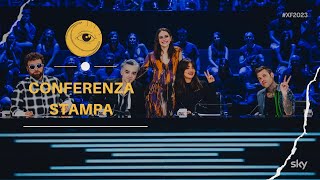 X Factor 2023: la conferenza stampa