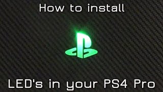 How to install LEDs in your PS4 Pro