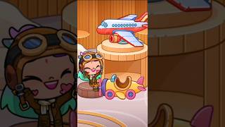 put together the plane parts and get a nice toy plane prize#avatarworld #tocaboca