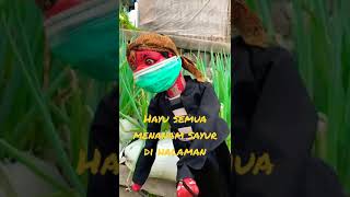 Ceuk si Cepot : "Hayu menanam sayur dihalaman....!!"