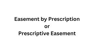 #87 Easement by Prescription | Real Estate Exam Vocab