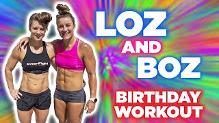 BIRTHDAY WORKOUT | 2 GIRLS 1 BIKE | With CARMEN BOSMANS & LAUREN STALLWOOD