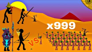 All Stick of Units VS Green Leaf Swordwrath Unit | Stickman Fight | Stick war Boss Fight