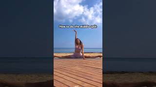 How to do the middle split / middle split tutorial / Lera the gymnast #split #tutorial #gymnast