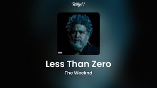 Less Than Zero - The Weeknd |Es-En| Lyrics