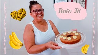 BOLO FIT DE BANANA E AVEIA SEM AÇÚCAR, GLÚTEN E LACTOSE