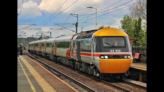 *43102's Final Journey* 43102 & 43272 pass Sandal & Agbrigg with 5M98 (19/05/21)