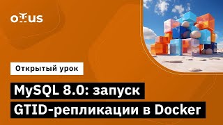 MySQL 8.0: запуск GTID-репликации в Docker // Демо-занятие курса «Administrator Linux. Professional»