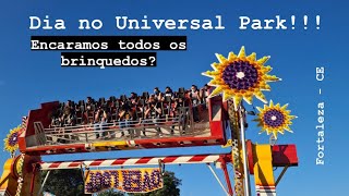 Dia no UNIVERSAL PARK em Fortaleza!!! (fomos em TODOS os brinquedos)