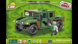 [COBI ] Nato armored all Terrain Vehicle - Speed Build (Small Army Series No. 24306)